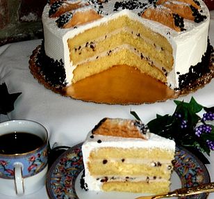 Cannoli Cake